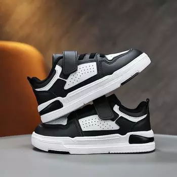 Новые детские белые туфли для мальчиков и девочек, легкие кожаные туфли для серфинга 2025 года, повседневная детская обувь из сетки на весну, осень и лето 27