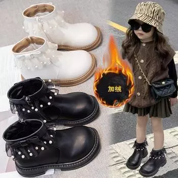 новые детские ботинки martin на мягкой подошве из мягкой кожи 26