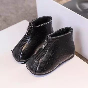 Новые детские ботинки Martin с мягкой подошвой 15 чёрный