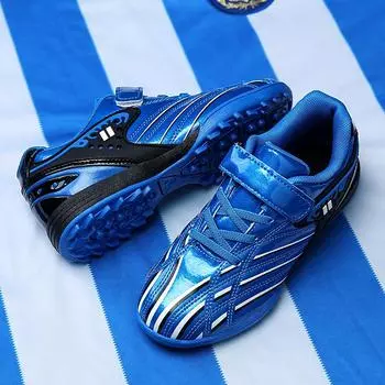 Новые детские футбольные бутсы с противоскользящим покрытием 2025 года для мальчиков и девочек — идеально подходят для соревнований и тренировок на траве 36