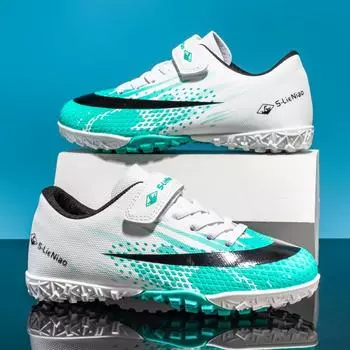 Новые детские футбольные бутсы тренировочные мужские летние дышащие футбольные бутсы для учеников начальной школы обувь для сломанных ногтей женская 35