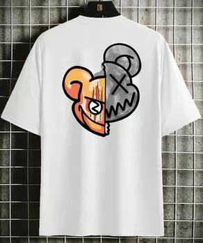 Новые детские футболки для мальчиков, модные 3D-футболки с разнообразным стилем, модные, индивидуальные, уникальные футболки, повседневные, универсальные, с круглым вырезом 2T(90cm)