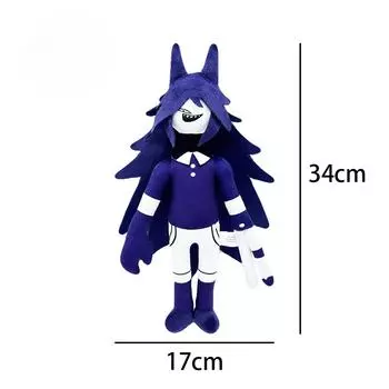 Новые детские игрушки Фундаментальная бумажная образовательная поведенческая эталонная игра Периферийные плюшевые куклы 35cm фиолетовый