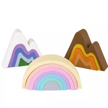 Новые детские игрушки, красочные развивающие строительные блоки для детей, игрушки для детей раннего возраста, развивающие игрушки