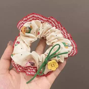 Новые Детские Милые Мягкие Бантики Эластичные Резинки для Волос Малышки Сладкие Вишенки Резинки Детские Аксессуары для Волос