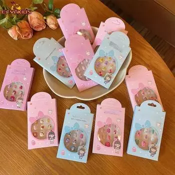 Новые детские наклейки для ногтей с изображением принцессы из мультфильма, блестки, блестки, красочные цветы, сделай сам, наклейка, детская игрушка, кавайные украшения для девочек