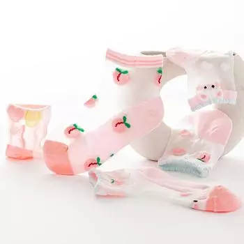 Новые детские носки, весенне-летние сетчатые носки из тонкого ледяного шелка, носки-лодочки для мальчиков и девочек, хлопковые носки с героями мультфильмов, детские носки