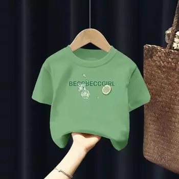 Новые детские тонкие хлопковые топы для детей маленького и среднего размера, модные корейские модные топы с половиной рукавов для мальчиков 80cm