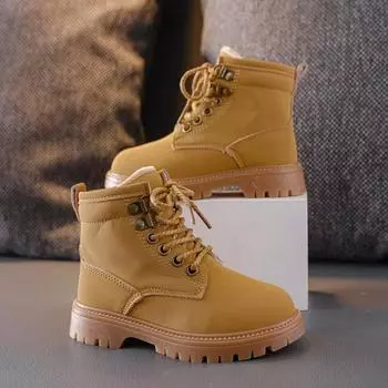 Новые детские зимние бархатные термосапожки