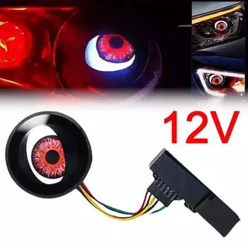 Новые динамические светодиодные автомобильные фары Devil Eye 2-дюймовые светодиодные сборки Cars Eye Light Eye 12V Eagle Light Accessories Headlight Modifi F9D6