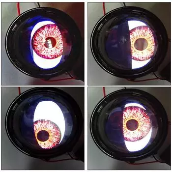 Новые динамические светодиодные автомобильные фары Devil Eye LED Eye Light Headlight Assembly Modified Eagle Eye Light Cars Decoration Accessories