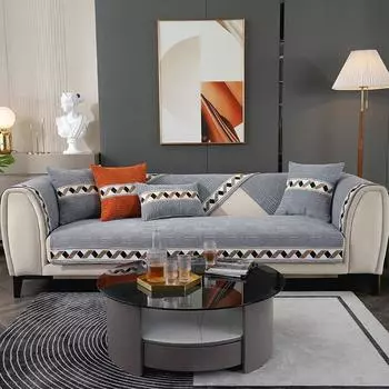 Новые диванные подушки в китайском стиле L-образный угловой нескользящий диван, спинка, подлокотник, полотенце, чехол на сиденье, классическое украшение, коврик для подушки 70x70cm 1pcs синий