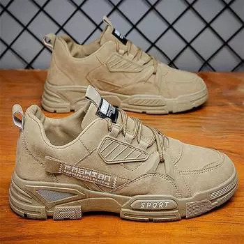 Новые дизайнерские кроссовки из искусственной кожи, мужская обувь на открытом воздухе, повседневная модная мужская прогулочная обувь для отдыха, низкая помощь, платформа на шнуровке, осень 39 чёрный