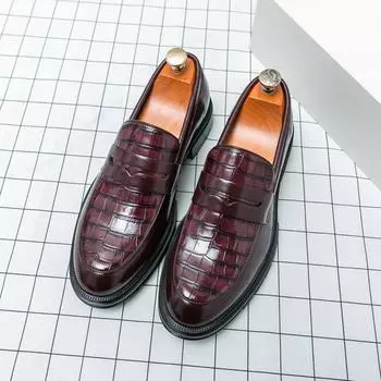 Новые дизайнерские мужские повседневные кожаные туфли, трендовые деловые туфли на плоской подошве с острым носком, кожаные туфли для торжественных случаев, мужские лоферы, мокасины 38