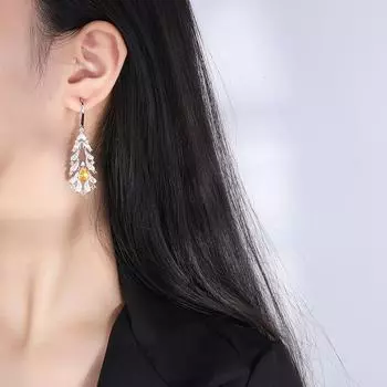 Новые длинные серьги-кисточки, нишевый дизайн, элитные серьги класса люкс, женские серьги на осень и зиму.