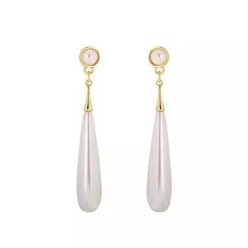 Новые длинные висячие серьги для женщин, искусственный жемчуг, подвески в форме капли воды, преувеличенные висячие серьги, элегантные свадебные украшения для ушей