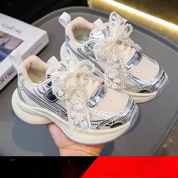 Новые дышащие детские кроссовки для папы, весенне-осенние, новые, повседневные, универсальные, на мягкой подошве, спортивные 26