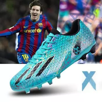 Новые дышащие футбольные бутсы X20 для взрослых мальчиков и студентов с длинными ногтями, тренировочные кроссовки AG для сломанных ногтей, мужские и женские спортивные кроссовки Jinjiang 32