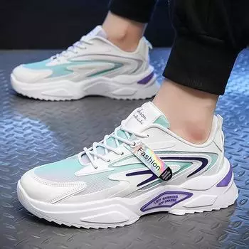 Новые дышащие кроссовки для бега, корейская версия, модная студенческая обувь, мужская повседневная обувь 39