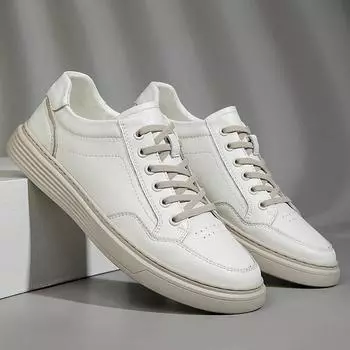 Новые дышащие мужские туфли, модные полые кроссовки для ходьбы, удобные уличные итальянские кроссовки из натуральной кожи для скейтбординга 37