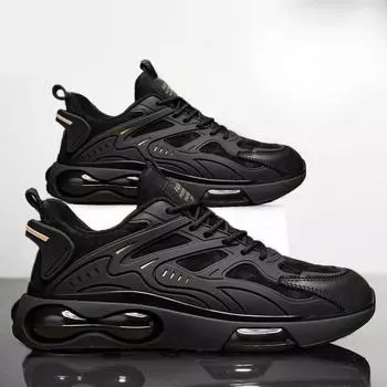 Новые дышащие туфли для мужчин, модные и универсальные, спортивная обувь с толстой подошвой и противоскользящим покрытием, повседневная обувь для пап 39