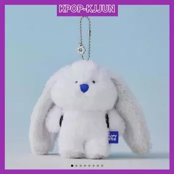[Новые джинсы] брелок для ключей NJ X COLLER FURRY BUNNY PLUSH TIDE BLUE