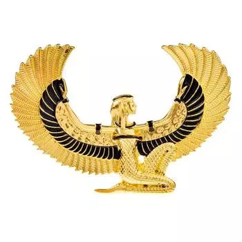 Новые египетские девушки с крыльями, броши для женщин, креативный дизайн, золотой цвет, булавка, фигурка, ювелирные изделия, высокое качество