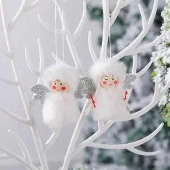Новые елочные украшения для мальчиков и девочек елочные украшения подвески маленькие подвески белый