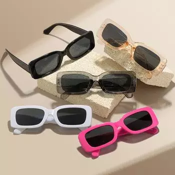 Новые европейские и американские маленькие квадратные солнцезащитные очки, мужские и женские модные солнцезащитные очки, очки с защитой от ультрафиолета