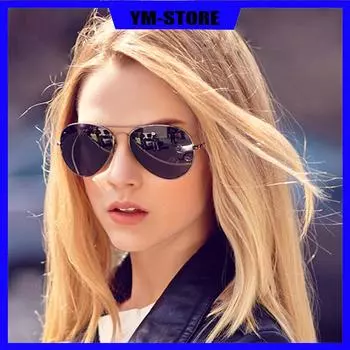 Новые европейские и американские солнцезащитные очки Flying Sunglasses Мужские и женские универсальные цветные пленочные солнцезащитные очки Toad Large Frame чёрный