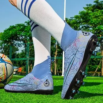 Новые футбольные бутсы больших размеров, тренировочные кроссовки для взрослых и молодежи, легкие повседневные спортивные кроссовки, прямые продажи с фабрики 32
