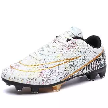 Новые футбольные бутсы больших размеров, низкие мужские и женские тренировочные кроссовки с длинными и короткими ногтями, износостойкие и нескользящие 35