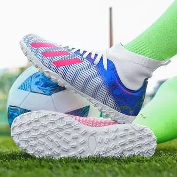 Новые футбольные бутсы мужские искусственная трава специальные длинные ногти Месси сломанные ногти молодежные и студенческие тренировочные кроссовки 31