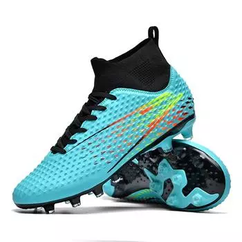 Новые футбольные бутсы шипы AG мужчины и женщины дети в искусственный газон игра спортивные футбольные бутсы обувь 31
