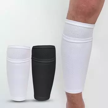 Новые футбольные носки, накладки на голени, защита ног для мужчин и женщин, спортивные рукава, рукава для бега S