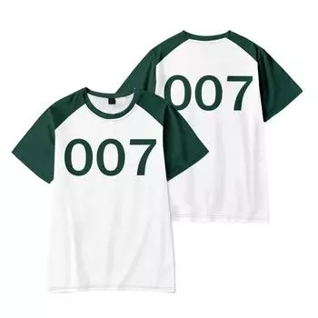 Новые футболки Squid Game Season 2 для женщин и мужчин, летняя одежда, мужская футболка с круглым вырезом для фитнеса, большие размеры, новые мужские футболки, топы XS