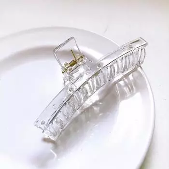 Новые гиперболизированные большие акриловые заколки-крабы для волос большого размера прямоугольные для макияжа и укладки волос заколки-бабочки для женщин аксессуары для волос