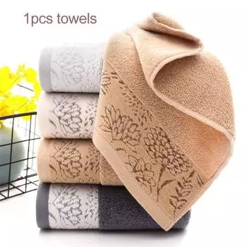 Новые хлопковые полотенца для лица для ванной комнаты, детское однотонное удобное полотенце, 1 шт. 1pcs слоновая кость