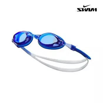 Новые хромированные зеркальные очки Nike Swim, СИНИЕ