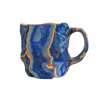 Новые хрустальные кофейные кружки, хрустальные кофейные кружки, натуральная хрустальная кофейная кружка, цветная хрустальная кружка, полупрозрачная кофейная кружка, элегантное рождество One Size