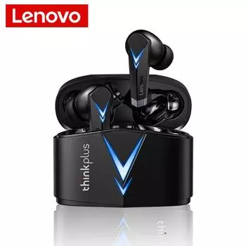 Новые игровые наушники Lenovo LP6 TWS Новые беспроводные наушники Buletooth с шумоподавлением, двухрежимная гарнитура для киберспортивных игр, музыки
