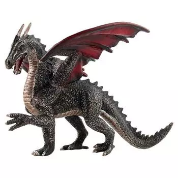 Новые игрушки для мальчиков и девочек. Каменные драконы, игрушечная фигурка, реалистичная модель динозавра, детские игрушки для подарка на день рождения. Подарки на день рождения для детей One Size чёрный