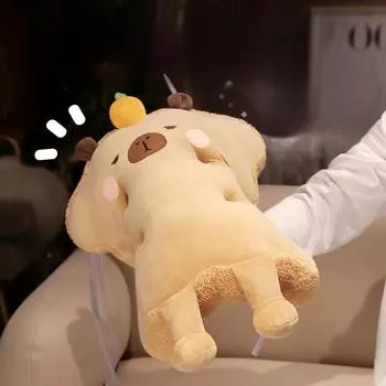 Новые Ins мультфильм милый капибара подушка диван ленивый офис плюшевые попа подушка стул подушка 40*40*8cm