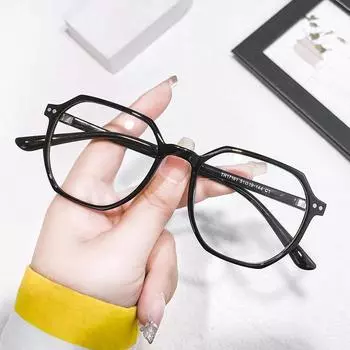 Новые Интернет-знаменитости для похудения, простая оправа для очков Tr90 метров, большая оправа в форме гвоздя, оправа для очков с анти-синим светом, может быть оснащена близорукостью