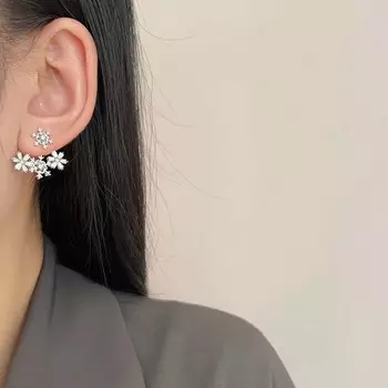 Новые изысканные серьги-снежинки простой дизайн женские серьги для рождественской вечеринки ювелирные изделия подарки как