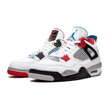 Новые Jordan Air Jordan 4 Retro SE What the 4 Синтетическая кожа Разные Амортизация Средние Детские Баскетбольные кроссовки 408452-146 35.5