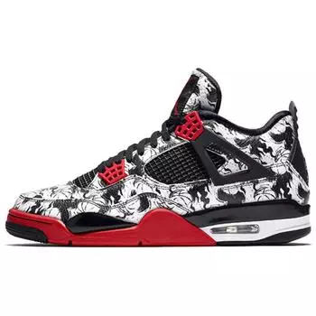 Новые Jordan Air Jordan 4 Tattoo Китайские элементы Mid Ретро Мужские баскетбольные кроссовки BQ0897-006 45