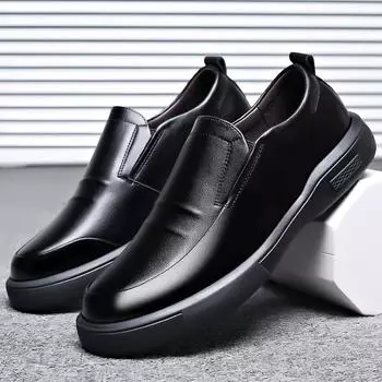 Новые качественные мужские туфли из коровьей кожи, мягкие мужские туфли, дополнительный размер, с острым носком, мужские туфли из спилковой кожи, новинка 2024 года, erf4 6
