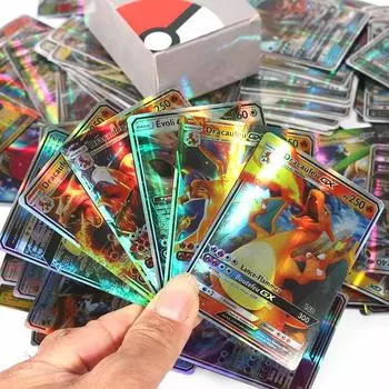 Новые карты покемонов Shining VSTAR GX EX VMAX MEGA TAG TEAM Energy Trainer Чаризард Пикачу Редкая коллекционная карточная игра Детские игрушки Подарок