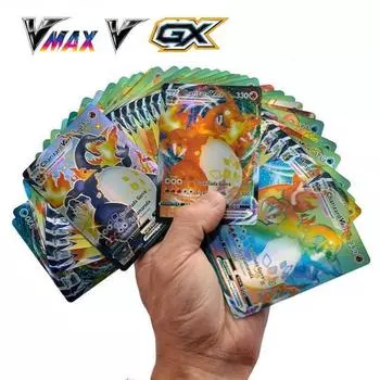 Новые карты покемонов Shining VSTAR GX EX VMAX MEGA TAG TEAM Energy Trainer Чаризард Пикачу Редкая коллекция Battle Коллекционная карточная игра Детские игрушки Подарок